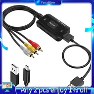 Video Converter AV to -Compatible Video Converter 1080P  Cable Video Adapter Cable Audio -Compatible