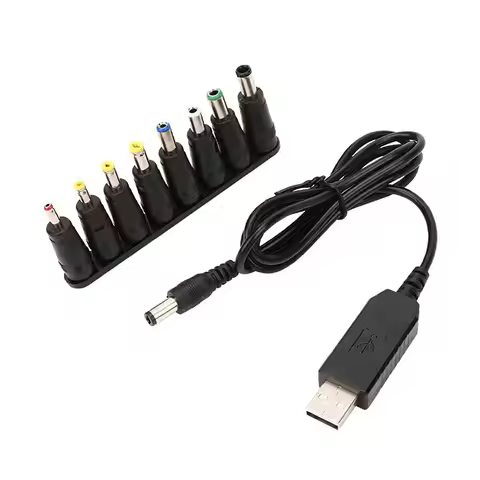 1/5/8/14Pcs Type C / Tablet Micro USB 2.0 To DC 5.5x2.1 Mm Power Jack Adapter Plug USB C To DC 5.5*2