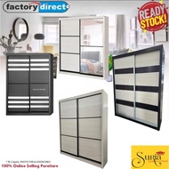 Suria ~ Ready Stock - Wardrobe 6ft x 8ft (Wardrobe Size 6ftx8ft/Almari Besar/Wardrobe Pasangan/Wardr