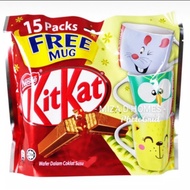 Nestle Kitkat Chocolate Wafer Free Mug 15packs