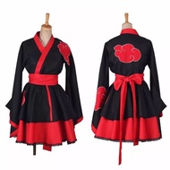 AKATSUKI NARUTO KIMONO DRESS COSPLAY COSTUME