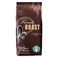 STARBUCKS French Roast Whole Coffee Bean Dark Beans 250g.