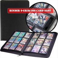 Binder 9-grid/360 card slot High Quality Toploader Zipper Binder Binder Photo Album CustomizedCard A