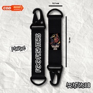 GANTUNGAN FOO FIGHTER Motif Keychain - Cute and attractive motif - Keychain art BAND | AS46