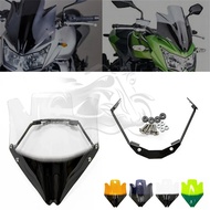 4 COLORS Fit For Kawasaki Z750 Z750R 2007 - 2012 Motorcycle Windshield Windscreen Z 750 2008 2009 20