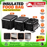 Food Delivery Bag 22L/48L Beg Foodpanda Beg Food Insulation Bag Motorcycle Meal Waterproo Delivery B