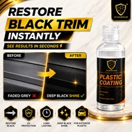 【CP CAR Detailer】Plastic Coating 100ML Restore Car Exterior Rubber Plastic UV Protection