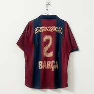 00/01 FCBecelona x Travis Scott Retro Football Jacket Men's T-shirt Shirt S-4XL