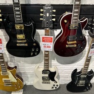 Epiphone 1961 SG Standard Aged Classic Wht w/Case電結他