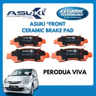 ASUKI Front Brake Pad Perodua Viva Brake Pad Viva Disc Brake Viva Spare Part CERAMIC Brake Pad - CF-6100