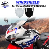 LJBKOALL CBR500R Motorcycle Front Windshield Windscreen Wind Deflector For Honda CBR500R CBR 500R CB