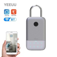 YEEUU Tuya Smart Key Storage Lock Box BT 4.2 Wireless Network Fingerprint Password Key Safe Box APP 