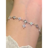 Cheryl Jewellery Korean Retro Pearl Bracelet Edition Titanium Steel Vintage Women Elegant Jewellery