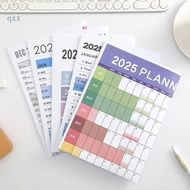 CH*【READY STOCK】 2025 Yearly Planner Calendar Family Home Planner Calender 2025 Full Year Planner Ca