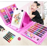 Art set 208 Pcs crayon painting tools Drawing set Drawing suitcase/ set children's Drawing tools cra