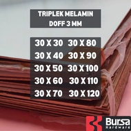 Custom Plywood Melamine Cut 3mm Doff Plywood Multiplex Trimin Trimil 1 Side 30cm Wide Multipurpose C