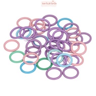 ITRUMPET 100pcs  Markers Ring, Round Ring Design Multicolor Crochet Locking Markers, Durable Round  