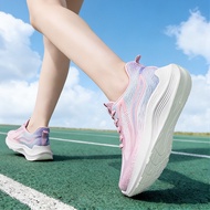 Women Shoes Sneakers Breathable Lightweight Running Sports Shoes Knitted Casual Shoes for Hiking Nur