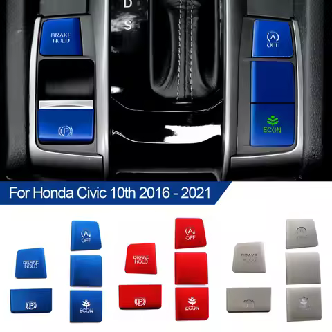 Electronic Handbrake Patch Central Control Panel Decoration Modification Accessories Supplies for Ho