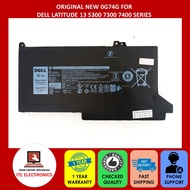 ORIGINAL NEW DELL LATITUDE 13 5300 7300 7400 42Wh BATTERY 0G74G
