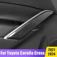 LHD Car Styling Door Panel Grab Handle Covers Armrest Protective Trim For Toyota Corolla Cross XG10 2021 2022 2023 2024