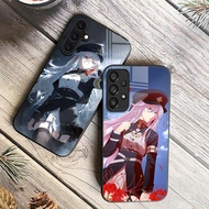 86 Eighty Six 01 Glass Phone Case For Samsung Galaxy A14 A16 A30 A22 A32 A33 A15 A35 A42 A55 A56 4G 