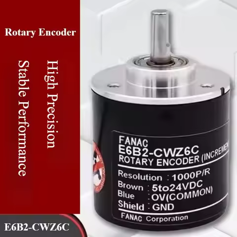 E6B2CWZ6C Rotary Encoder 1500 18000 2000 2048 2500 P/R 5-24V DC Connector NPN output Rotary switch w