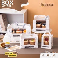 Cupcake Box Gable Cupcake Box/ Cupcake Box/ Cupcake Box Filled Cake Box/ Cake Box/ I BH01-BH15