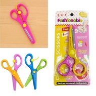Safety Scissors for Kids Child-Safe Plastic Scissors Anti-Pinch Design Preschoolers