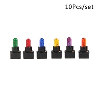 Sgmy 10PCS T5.5 Led Bulb W1.2WCar Interior Lights Dashboard Heating Indicator Wedge Auto Instrument 