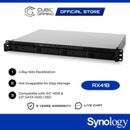 Synology RX418 NAS 4-Bays NAS Expansion Unit for 1U RackStation Hard Drives Expansion Data Backup St