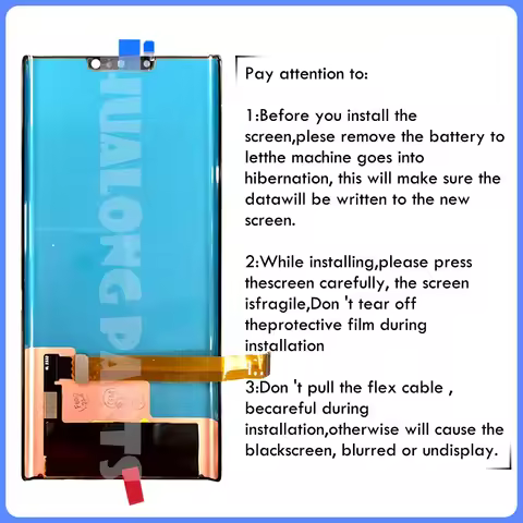 Amoled 6.53'' For HUAWEI Mate 30 Pro For Mate30Pro LIO-L09 L29 AL00 LCD Display Touch Screen Digitiz