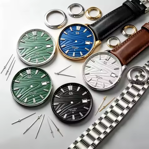 NH35 dial 33.5mm dial GS dial Modified watch case for 39.5mm watch case single-date for Seiko mod fo