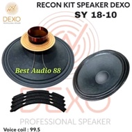 Recon kit daun speaker 18inch 18 inch Dexo SY 18 10 SY1810 original