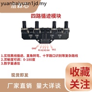 4-Channel Tracking Line Patrol Sensor Infrared Tracking Avoid Obstacles Identification Smart Car Rob