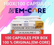 1BOX 24 ALKALINE C BY EMCORE/ALKALINE/VITAMIN C/ORIGINAL/NEW PACKAGING/SUPER SALE!!