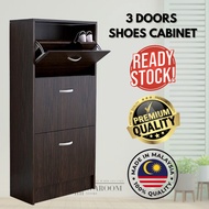 3 Doors Shoes Cabinet |Rak Kasut|Shoes Shelves|Almari Kasut|Multipurpose Cabinet|IKEA|QUALITY|Storage|