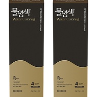 Seedbee water dyeing vegan shakan cover dye 40g 4 episodes, medium brown, 2 pieces korean hair care