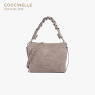 COCCINELLE กระเป๋าถือมินิผู้หญิง รุ่น BOHEME MINI HANDBAG 580101 สี WARM TAUPE/WARM TAUPE