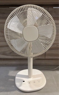 正負零 +-0 白色風扇 (有遙控）