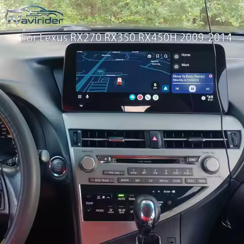T Android15 Touch Screen Car Radio For Lexus RX270 RX350 RX450H 2009-2014 Stereo 4G GPS Navi Multime