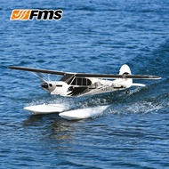 FMS PA-18 Model Boat ลำตัวเรือขนาดใหญ่แบบไร้สายไฟฟ้าสำหรับฝึกซ้อมการตกแต่งเรือต้นแบบการบินแบบคงที่บน