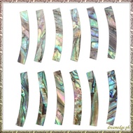 [S D K G] 12Pcs Guitar Soundhole Rosette  Abalone Shell Inlay Curved Strips Guitar Sound Hole Inlay 