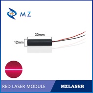 【Hot New Release】 Red Line Diode Module Hot Selling Compact D12x30mm 650nm 50mW 5V Industrial Grade