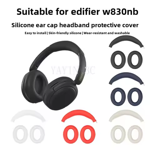 Suitable for Edifier W830NB Wireless Headphones Ear muffs/headband silicone protective cover Soft an