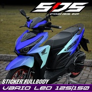 Decal Sticker Vario 125 150 LED Full Body - Stiker Motor Vario 125/150 LED 2015-2018 Motif Terbaru