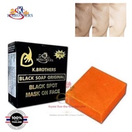 [Original] K. Brothers Thai Black Soap|Black Spot Mask On Face Soap (Grade A)