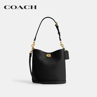 COACH กระเป๋าสะพายข้างผู้หญิงรุ่น Willow Soft Bucket Bag 19 CW625 B4/BK สีดำ