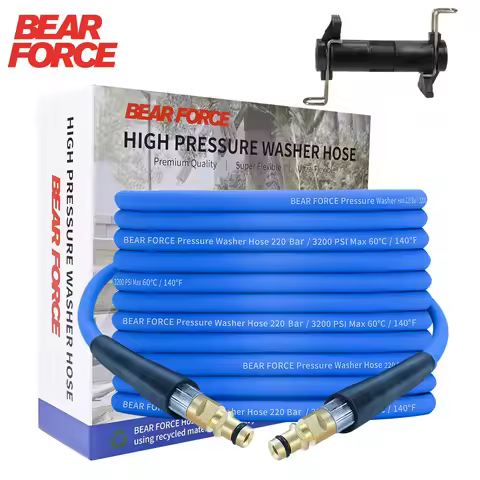 Pressure Washer Replacement Hose Super Flexible Hose 10M/ 32Ft, 220Bar/ 3200Psi Kink Resistant Hose 