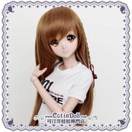 【可汀】Smart Doll / SD / DD 專用耐熱假髮 ADW006S48 摩卡棕